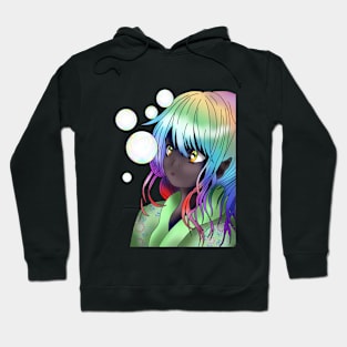 Rainbow druid elf girl Hoodie